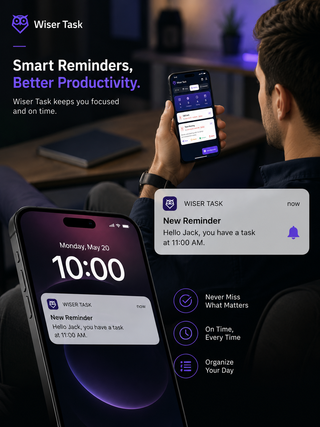 WiserTask Dashboard